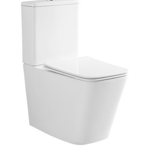 Luna Rimless Fully Back To Wall Pan With Cistern And Soft Close Seat