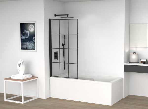 Intro Black Grid Bath Screen - Image 2