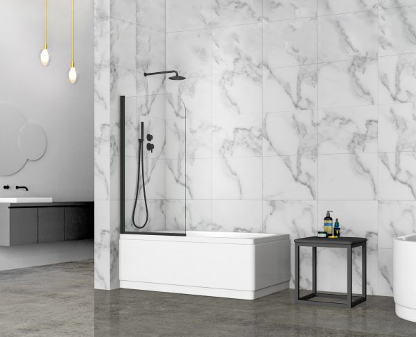 Intro Black Round Bath Screen - Image 3
