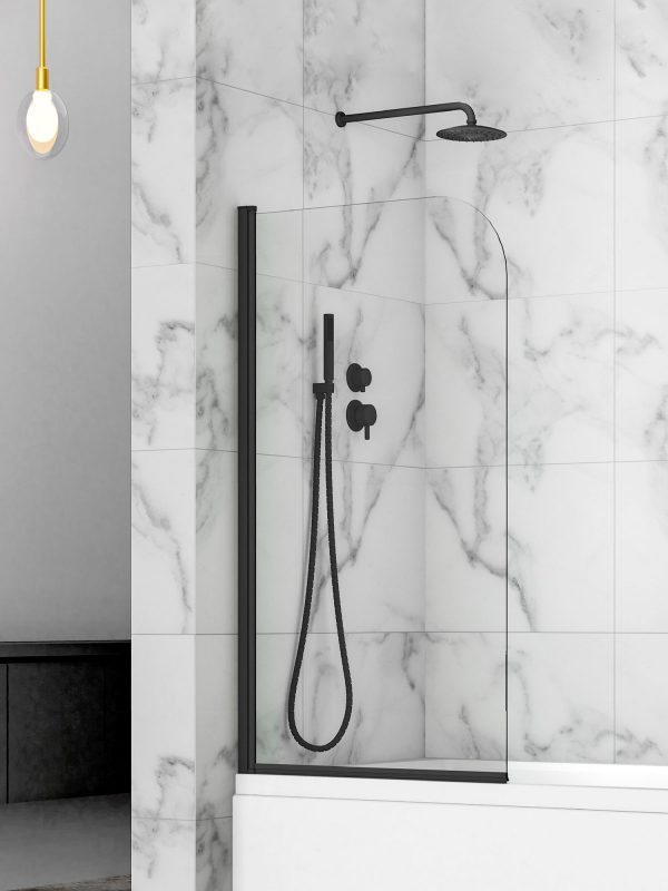 Intro Black Square Bath Screen