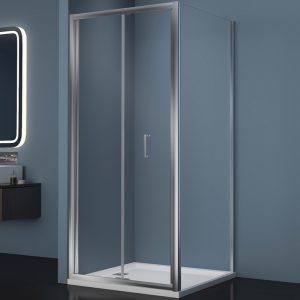 Bi-Fold Door 6mm Shower Enclosures With Side Panel