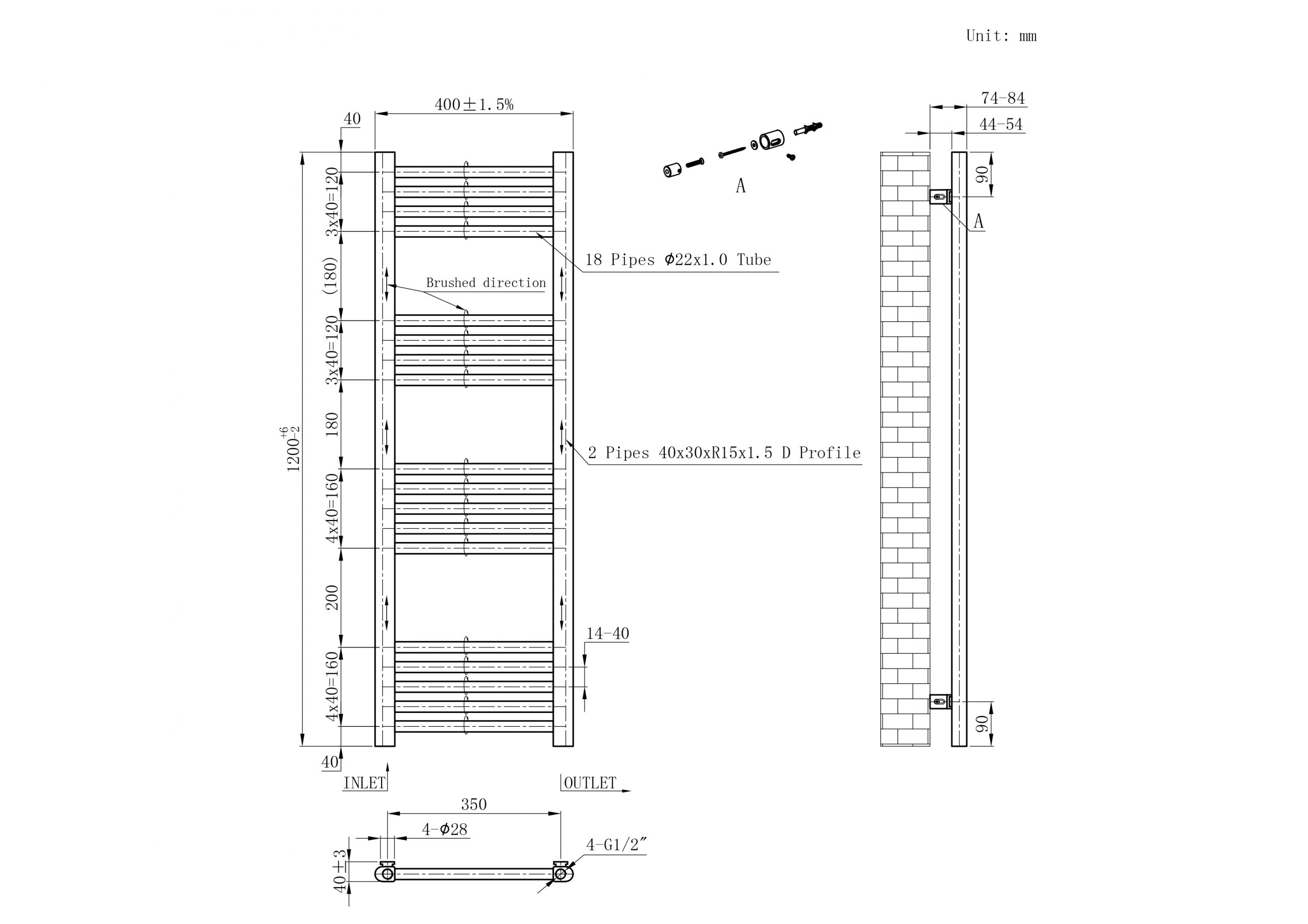 Chrome Ladder Rails 22mm - Image 11
