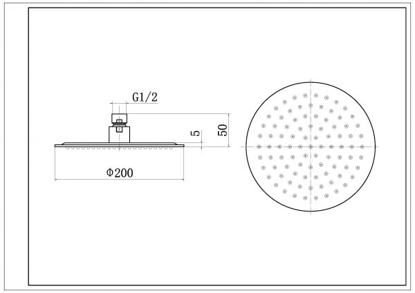 300mm Round Fixed Head - Image 3