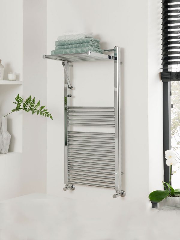 Astro Chrome Heated Towel Rail