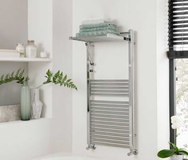 Astro Chrome Heated Towel Rail - Image 2