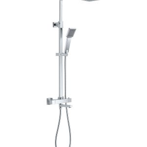 Bliss Twin Head Shower With Bath Filler