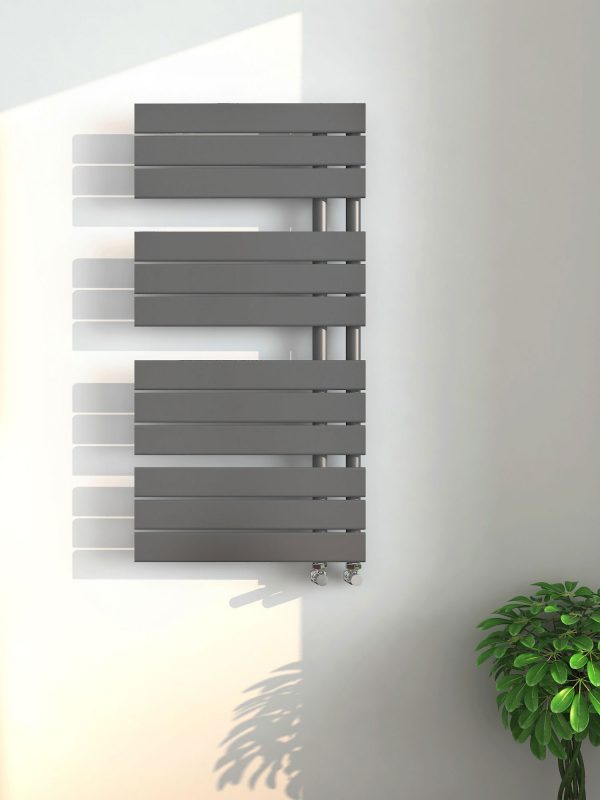 Edge Anthracite Heated Towel Rail
