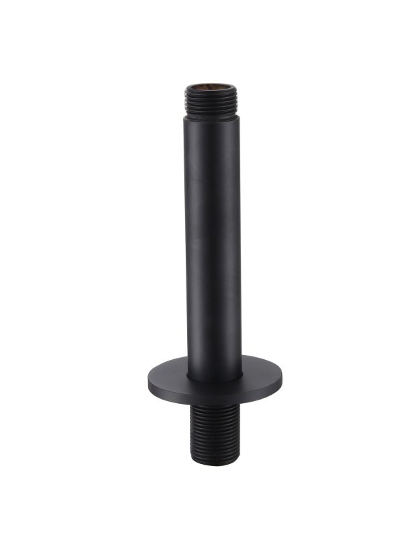Ceiling Arm Round Black