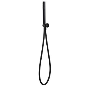 Round Wall Outlet Black