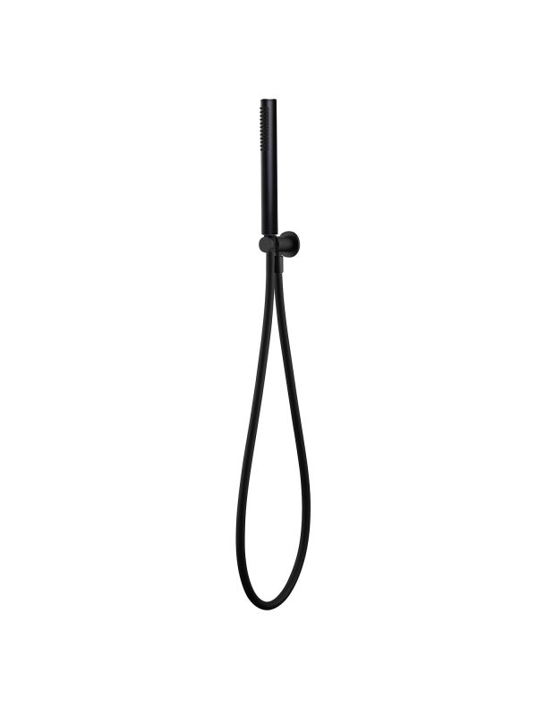 Round Wall Outlet Black