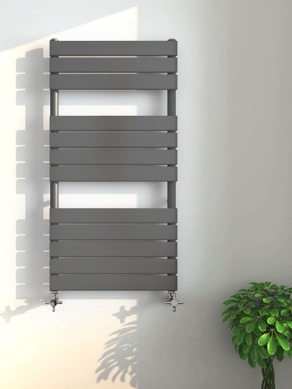 Nova Anthracite Heated Towel Rail