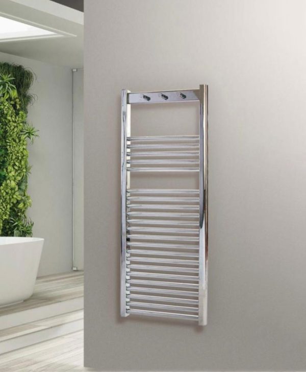Neptune Chrome Heated Towel Rail - Image 2