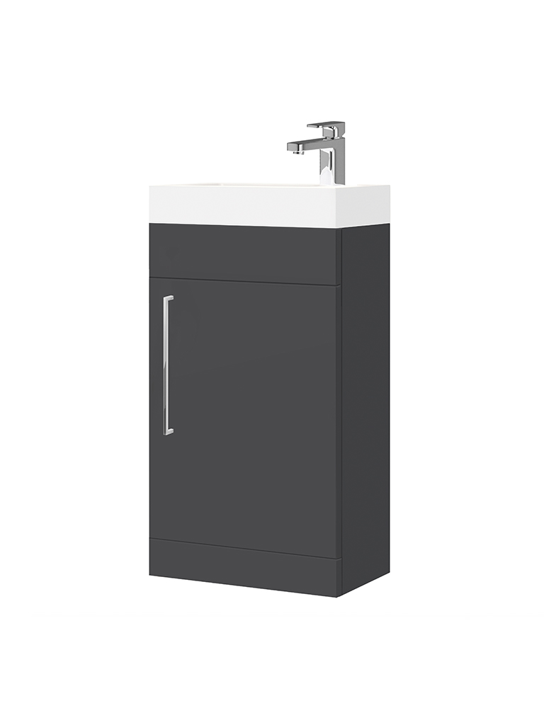 Edge 400mm Cloakroom Floorstanding Unit - Image 2