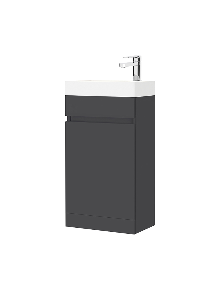 Luna 450mm Cloakroom Floorstanding Unit - Image 2