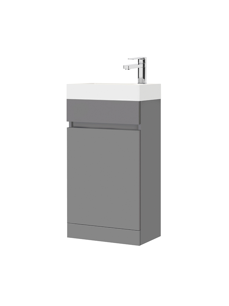 Luna 450mm Cloakroom Floorstanding Unit - Image 3