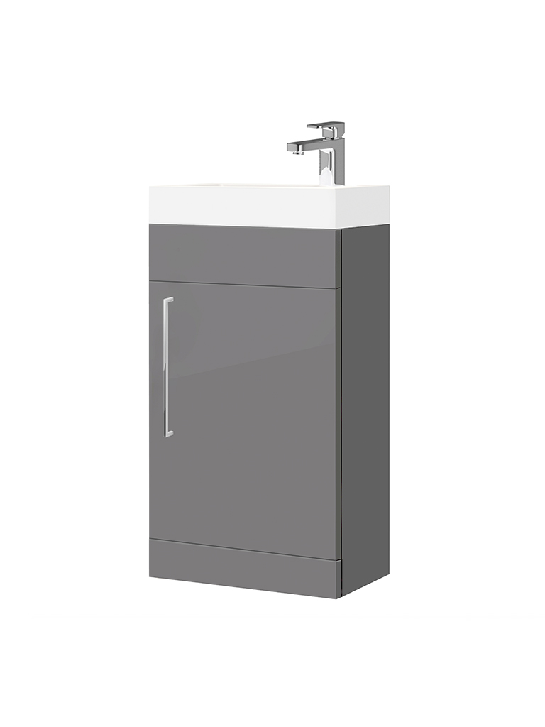 Edge 400mm Cloakroom Floorstanding Unit - Image 3