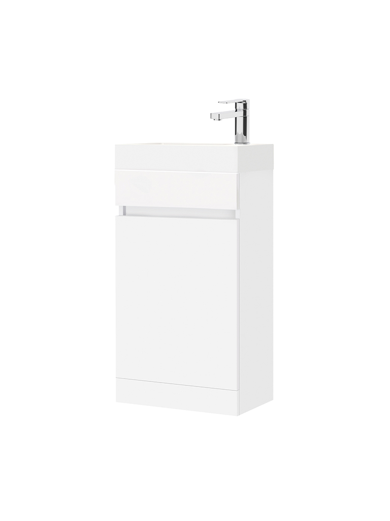 Luna 450mm Cloakroom Floorstanding Unit