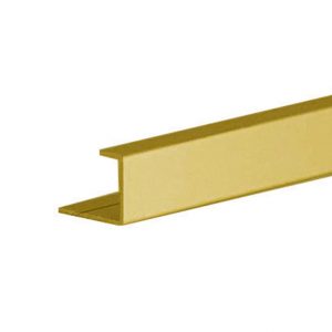 Brushed Brass End Caps