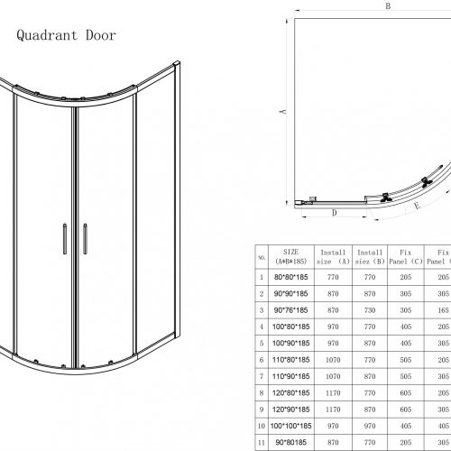 Double-door-quadrant-